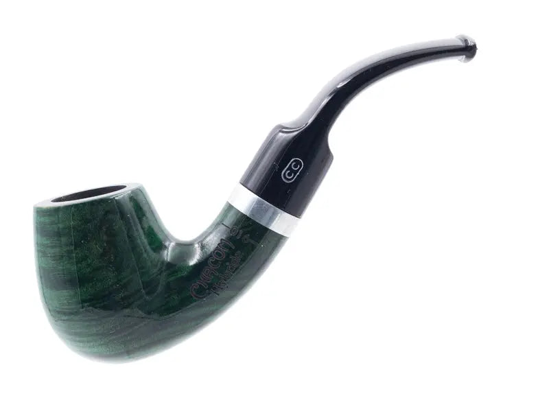 PIPE CHACOM HYBRIDE VERTE BRILLANTE n° 910 Comptoir de la Pipe