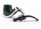 PIPE CHACOM HYBRIDE VERTE BRILLANTE n° 910 Comptoir de la Pipe