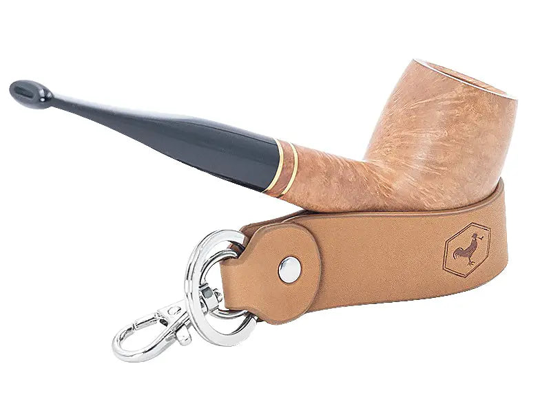 PORTE-PIPE CHACOM CUIR HAVANE CC 302 Comptoir de la Pipe
