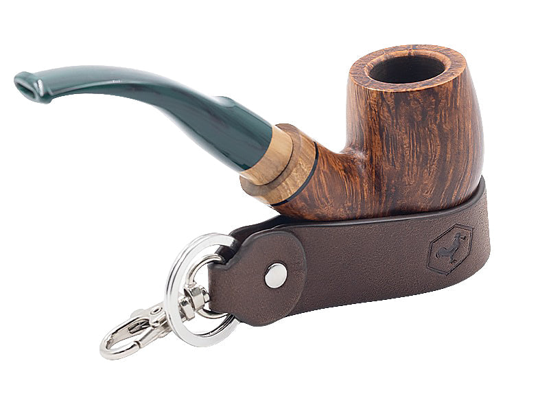 PORTE-PIPE CHACOM CUIR BRUN CC 302 Comptoir de la Pipe